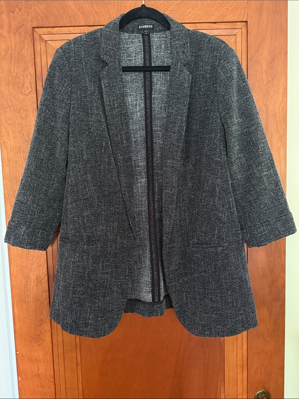 Express open front blazer
